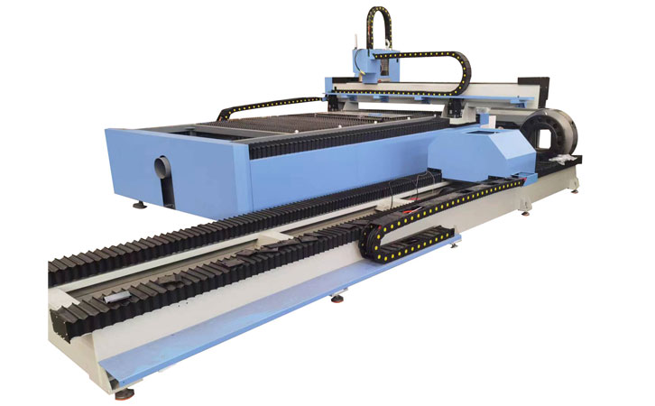Plate tube integrated laser cutting machine